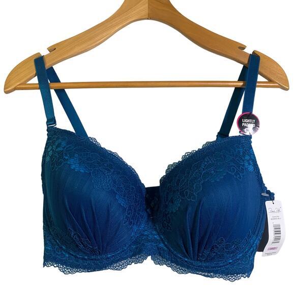 RENE ROFE Bra Lingerie Padded Lace 3 Clasp Closure Adjustable Straps 38D‎ - Picture 1 of 10